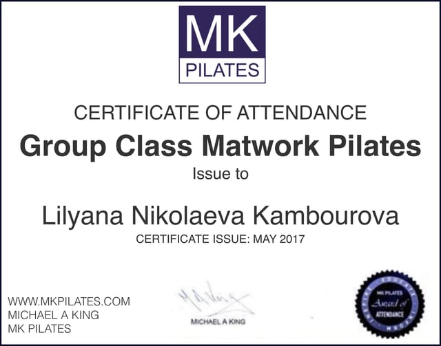 Group Class Matwork Pilates · MK Pilates